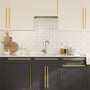 vidaXL M&ouml;belgriffe 20 Stk. Golden 480 mm Edelstahl