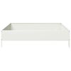 vidaXL Hochbeet Wei&szlig; 100x100x26 cm Stahl