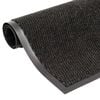 vidaXL Fu&szlig;matte getuftet 60x150 cm Schwarz