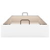 vidaXL Ottoman-Bett ohne Matratze Wei&szlig; 90x200 cm Kunstleder