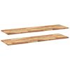 vidaXL Schweberegale 2 Stk. 160x40x2 cm Massivholz Akazie &Ouml;lbehandelt