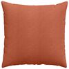 vidaXL Sofakissen 2 Stück Rot-Orange 80 x 80 cm Cordstoff
