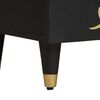 vidaXL Sideboard mit Regal Schwarz 60 x 33 x 75 cm Massivholz Mango