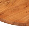 vidaXL Tischplatte 90x40x3,8 cm Oval Massivholz Akazie