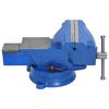 vidaXL Schraubstock Blau 150 mm Gusseisen