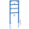 vidaXL Badezimmer Wandst&uuml;tze Blau 50 x 3 x 112 cm