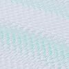 vidaXL Matratzenauflage Wei&szlig; und Gr&uuml;n 160 x 200 cm Jacquard Stoff