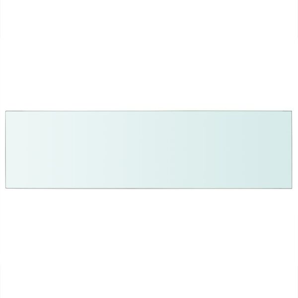 vidaXL Regalb&ouml;den 2 Stk. Glas Transparent 90x25 cm