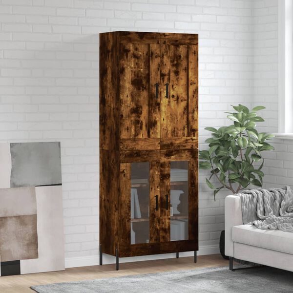 vidaXL Highboard R&auml;uchereiche 69,5x34x180 cm Holzwerkstoff