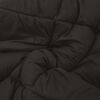 vidaXL Sommerdecke Schwarz und Taupe 220 x 260 cm Mikrofaser