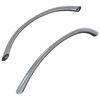 vidaXL Griff 2 stk. Silber 107 x 3,6 x 23 mm Edelstahl