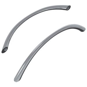 vidaXL Griff 2 stk. Silber 107 x 3,6 x 23 mm Edelstahl