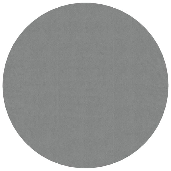 vidaXL Pool-Bodentuch Hellgrau Ø396 cm Polyester Geotextil