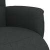 vidaXL Relaxsessel mit Fu&szlig;teil Schwarz Stoff