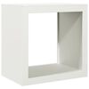 vidaXL Brennholzregal Wei&szlig; 60x40x60 cm Stahl