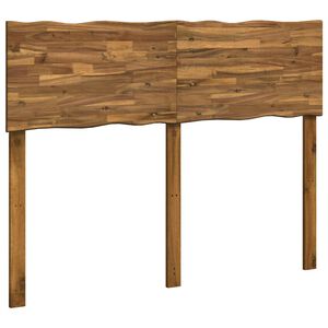 vidaXL Kopfteil mit Live Edge ROSTOCK Natur 160 cm Massivholz Akazie