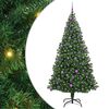 vidaXL K&uuml;nstlicher Weihnachtsbaum mit 300 LEDs mit St&auml;nder Gr&uuml;n 210 cm