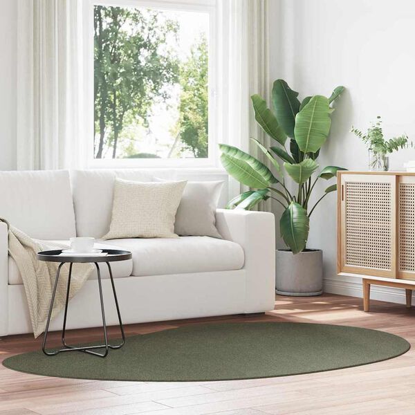 vidaXL Bereichsteppiche HUARTE Waldgr&uuml;n 140 x 200 cm Polyester