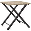 vidaXL 5-tlg. Garten-Essgruppe Klappbar Beige Poly Rattan