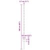 vidaXL Zaunpfosten 11 pcs Gr&uuml;n 120 cm Stahl