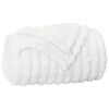 vidaXL &Uuml;berwurfdecke Wei&szlig; 150 x 130 cm Fleece