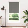 vidaXL Verdunkelungsrollo Grau 110x230cm Stoffbreite 105,7cm Polyester