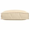 vidaXL Kissen 6 pcs Beige 40 x 40 x 8 cm Oxford-Stoff