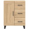 vidaXL Highboard Sonoma-Eiche 69,5x34x180 cm Holzwerkstoff