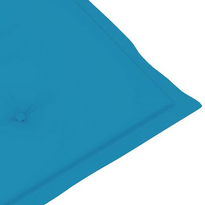 vidaXL Gartenstuhlauflagen 2 Stk. Blau 120x50x3 cm