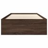 vidaXL Bettgestell ohne Matratze Braun Eiche 90x190 cm Holzwerkstoff