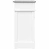 vidaXL Schuhschrank Grau 50 x 28 x 58 cm Paulownia Holz