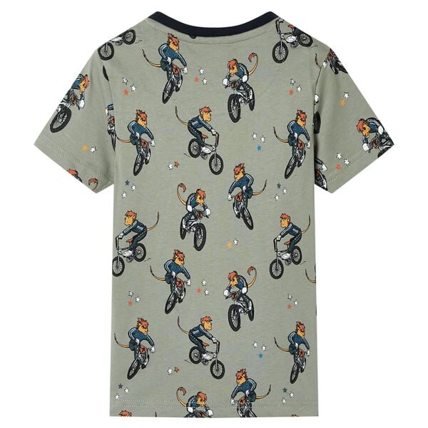 Kinderpyjama mit Kurzen &Auml;rmeln Hellkhaki 92