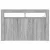 vidaXL Sideboard Graues Sonoma 116 x 30 x 75 cm Holzwerkstoff