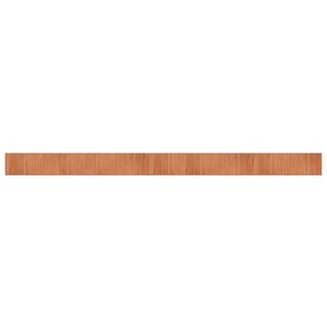 vidaXL Teppich Rechteckig Braun 70x1000 cm Bambus