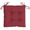 vidaXL Stuhlkissen 6 Stk. Weinrot 40x40x7 cm Oxford-Gewebe