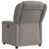 vidaXL Massagesessel Elektrisch Taupe Stoff