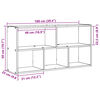 vidaXL Wandregal Wei&szlig; 100x25x50 cm Holzwerkstoff