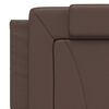 vidaXL Bettgestell "Viana" ohne Matratze Braun 160x200 cm Kunstleder