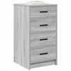 vidaXL Sideboard Grau Sonoma 40 x 41 x 75 cm Holzwerkstoff