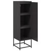 vidaXL Highboard Schwarz 36x39x123 cm Stahl