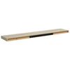 vidaXL Schweberegal Eichen-Optik 120x23,5x3,8 cm MDF