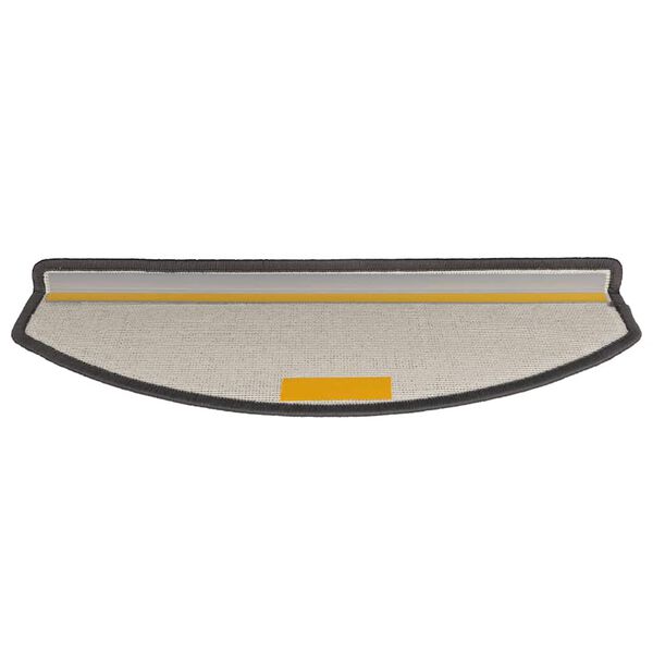 vidaXL Stufenmatten 30 Stk. 65x24x4 cm Dunkelgrau Halbrund Gro&szlig;