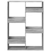 vidaXL Raumteiler Grau Sonoma 100x33x135 cm Holzwerkstoff