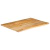 vidaXL Tischplatte mit Baumkante 110x80x3,8 cm Massivholz Mango