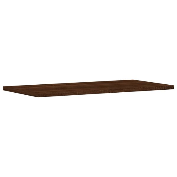 vidaXL Wandregale 4 Stk. Braun Eichen-Optik 60x30x1,5 cm Holzwerkstoff