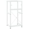 vidaXL Badezimmer Waschtischgestell Wei&szlig; 40x38x83 cm Eisen