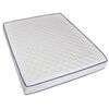vidaXL Bett mit Memory-Schaum-Matratze Hellgrau Stoff 160&times;200 cm