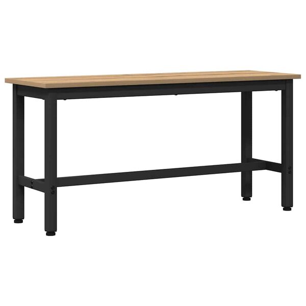 vidaXL Esstischbank Artisan-Eiche 100 x 32,5 x 48,5 cm