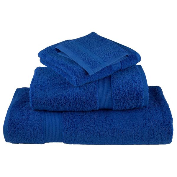 vidaXL 8 tlg. Premium-Handtuch-Set SOLUND Blau 600 g/m&sup2;