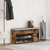 vidaXL Schuhbank R&auml;uchereiche 102x30,5x45 cm Holzwerkstoff